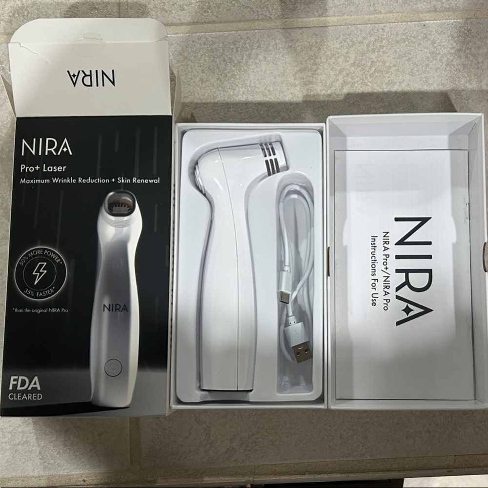 NIRA Pro Laser Skincare Tool - White